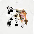 thumbnail image 4 of Inktastic I'm Two-cowgirl Riding Horse Birthday Girls Toddler T-Shirt, 4 of 5