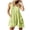 Yellow, variant on Nmnitkp Women's Crinkle Sleeveless Tank Dress, Round Neck Tie Back Loose A-Line Mini Dress with Pockets, Casual Summer Dress for Beach, Vacation & Daily Wear Beige,S