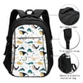 thumbnail image 3 of Daiia Cute Whale Pattern USB Charging Backpack for Men and Women, Anti-Theft Backpack,Travel Backpack,School Backpack,College Backpack,Laptop Backpack, 3 of 7