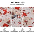 thumbnail image 2 of Valentines Day Tablecloth Oval 60x120 Inch, Valentine Tablecloth Lace Flower Red Rose Heart Table Cloth Cover for Dinner Party Wedding Decor, 2 of 6