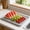 Gray, variant on Double Layer Drainage Tray Food Grade Plastic Multipurpose Drying Mat for Kitchen Countertop Tea Cup Utensils and Fruit Vegetable Drainer