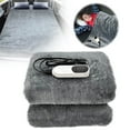 thumbnail image 2 of Portable Heated Car Blanket with 9 Heat Levels & Auto-Off Timer, Long Plush Fast-Heating Throw for Car Truck SUV RV or Camping, Two Size Options, 2 of 7