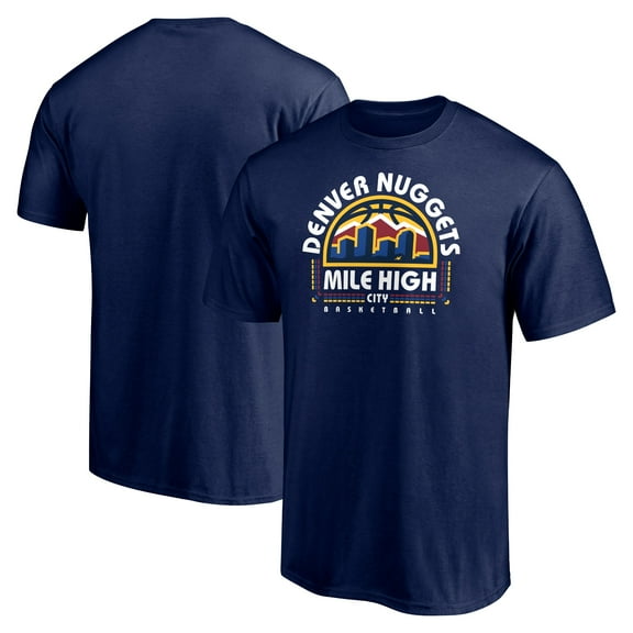 Men's Navy Denver Nuggets Push Ahead T-Shirt