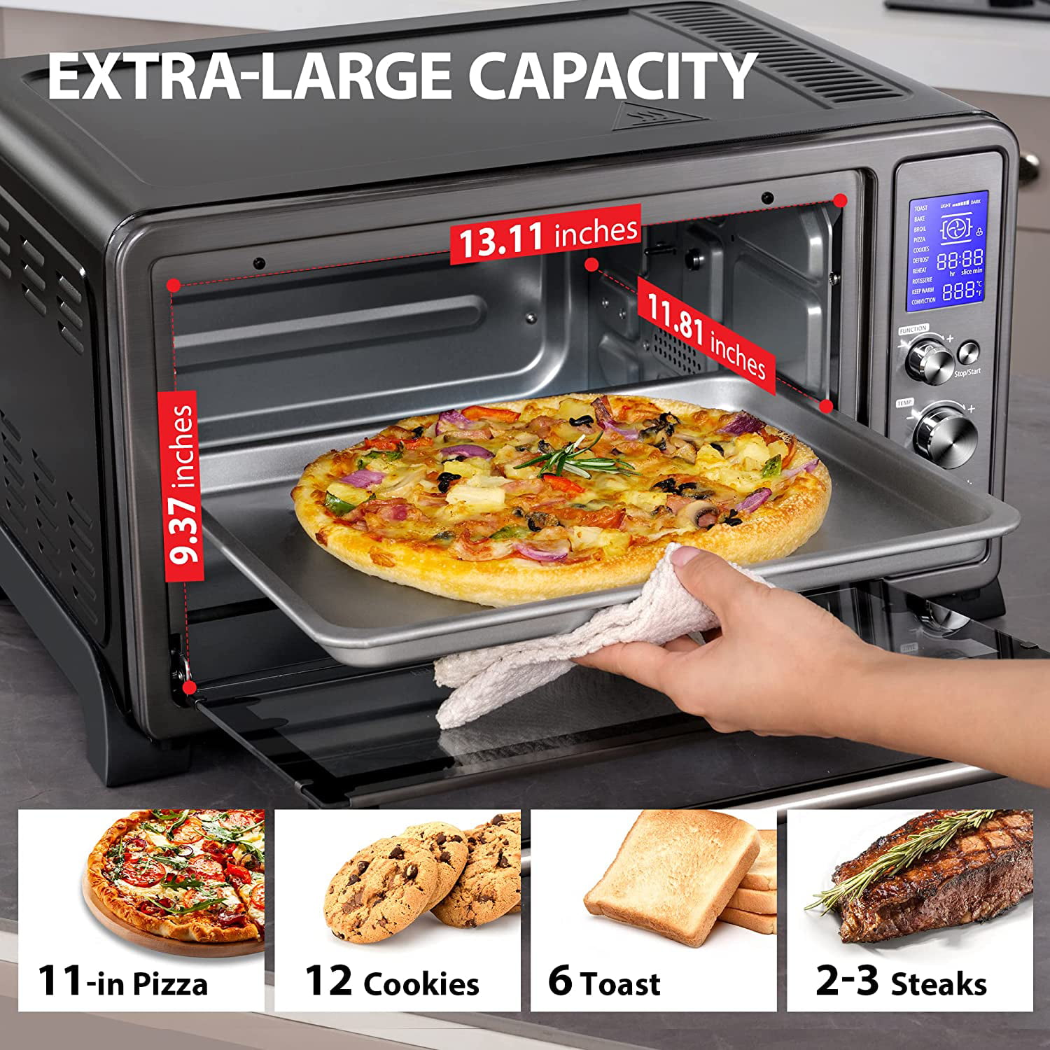 Toshiba AC25CEW-BS Digital Convection Toaster Oven In-depth Review