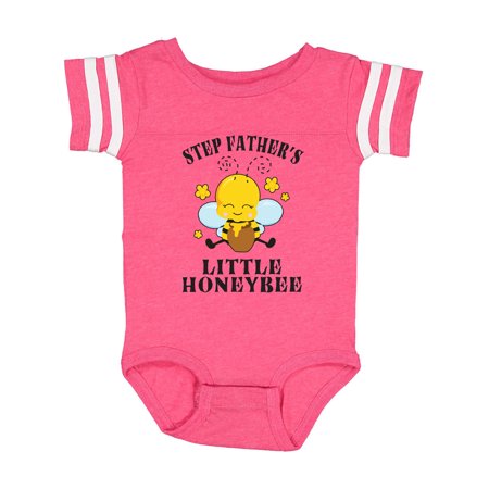 

Inktastic Cute Bee Father s Little Honeybee with Stars Gift Baby Boy or Baby Girl Bodysuit