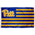 thumbnail image 2 of College Flags & Banners Co. Pittsburgh Panthers Script Pitt American Stripes Nation Flag, 2 of 4