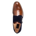 thumbnail image 3 of Gino Vitale Men's Monk Strap Two-tone Loafer, 3 of 3