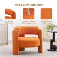thumbnail image 5 of Accent Chair,Teddy Upholstered Arm Single Sofa,Modern Fluffy Reading Chair for Living Room, Bedrooms, Corner,Mid Century Accent Armchair Velvet Accent Chair for Office Study, 5 of 8