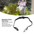 thumbnail image 4 of Wheelchair Fixing Strap Easy Use Protection Multi Function Wheelchair Seatbelt Black Washable  for Hospital for Patients ANGGREK Otros, 4 of 8