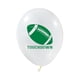 thumbnail image 5 of Juego de 36 globos de látex de 12 pulgadas con temática de fútbol y rugby, para fiestas de cumpleaños, decoración (15 verdes, 18 blancos y 3 rollos de cinta verde)., 5 of 5
