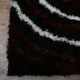 thumbnail image 2 of Rugsotic Carpets Hand Tufted Shag Polyester Eco-Friendly Area Rugs -9'x12', Rectangle, Black Multicolor, Plain Solid Design, High Pile Handmade Anti Skid Rugs for Living Room,Bed Room K00005, 2 of 5