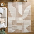 thumbnail image 2 of Better Homes & Gardens Neutral Modern Shapes Abstract Indoor Area Rug, 9'x12', 2 of 6