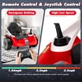 thumbnail image 4 of Joyracer 24V Bumper Cars with Remote, 2*100W Electric Ride on Toys for Big Kids, 360° Spin, EVA Wheels, Red, 4 of 18
