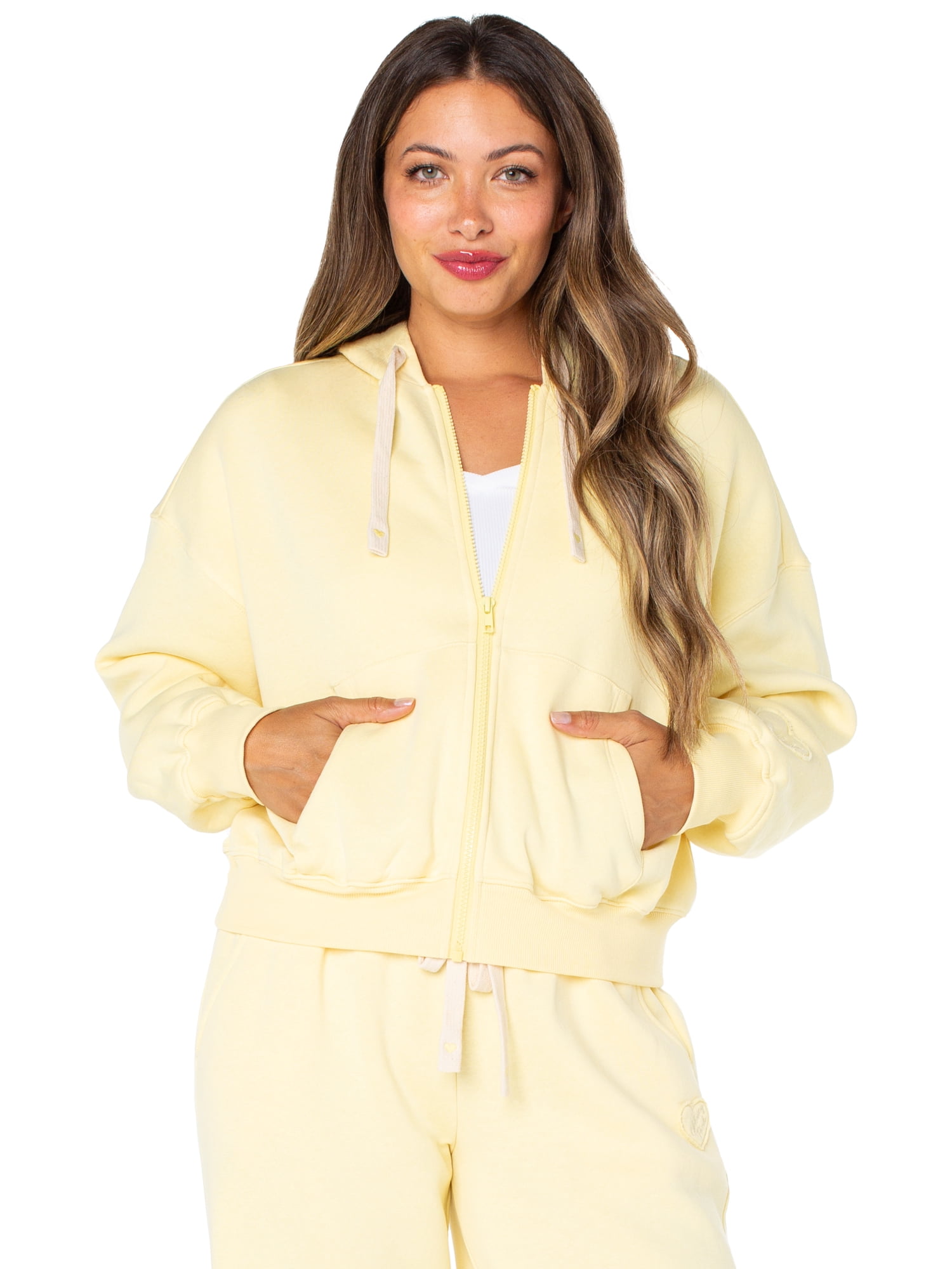 Celebrity Pink Women's Zip Front Hoodie, Sizes XS-4X