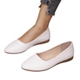 thumbnail image 2 of YOUYEDIAN Loafers for Women Pointed Toe Slip On Comfy Fashion Low Heel Versatile Flats Casual Outdoor Walking Shoes, 2 of 5