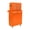 Orange, variant on Noble House Rolling Tool Chest, 5-Drawer Metal Storage Box Organizer with Detachable Top & Adjustable Shelf, Red