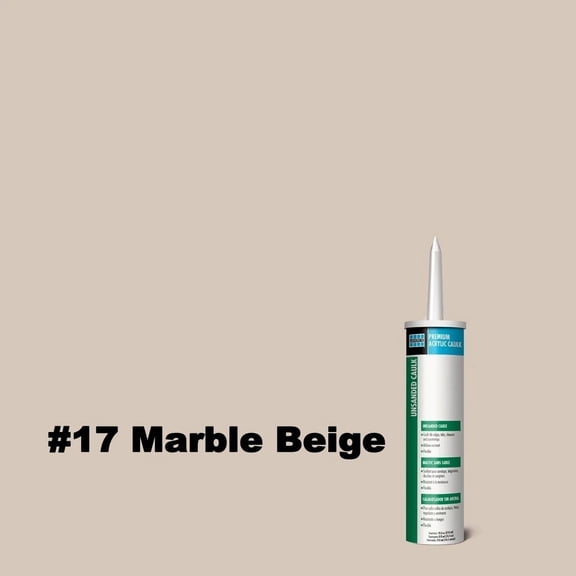LATICRETE Premium Acrylic UNSANDED Caulk 10.3oz Sealant Tube #7117 MARBLE BEIGE