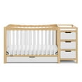 thumbnail image 3 of Graco Remi 4-in-1 Convertible Baby Crib and Changer, White/Natural, 3 of 9