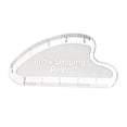 thumbnail image 3 of BELOVING Eyebrow Shaping Ruler Portable Beginners Positioning Arch Brow Mapping Ruler 6cmx3cm, 3 of 9