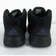 thumbnail image 4 of Adi-das Men's Cloudfoam AW4793 Black Lace-Up Sneaker Shoes Size 6 Black Trefoil, 4 of 6