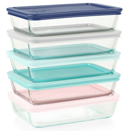Pyrex Bake And Store Set Cheap Pyrex Simply Store 10-Piece Glass Meal Prep Set