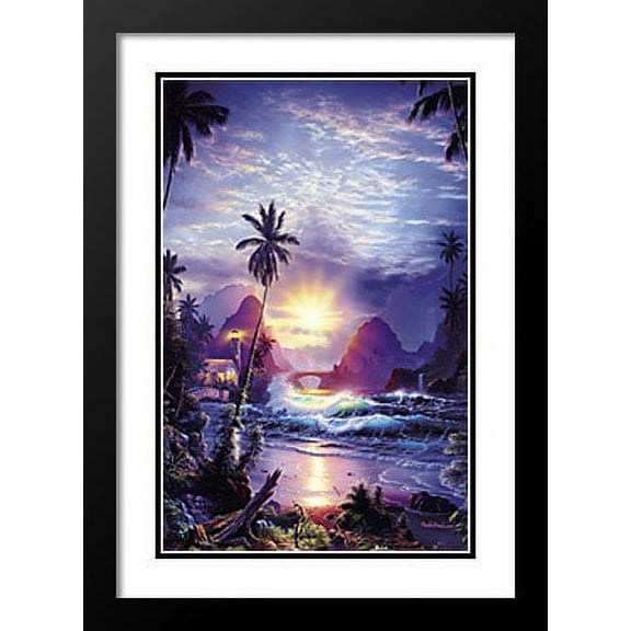 Christian Lassen Framed and Double Matted Art Print 33x45 "Beckoning Light"