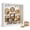 White, variant on DIY Mini Museum Silhouette Box, Personalized Miniature Memory Frame for Cherished Moments, Therapeutic Craft Kit with Gold Frames & Figurines (Brown)