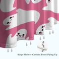 thumbnail image 6 of Cute Ghost Halloween Pattern Shower Curtain 72"x72" ,Bathroom Decorative Shower Curtains Set with 12 Hooks,Modern Waterproof Washable Shower Curtain, 6 of 6