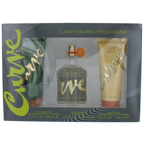 Curve by Liz Claibrone, 3 Piece Gift Set for Men with 4.2 oz