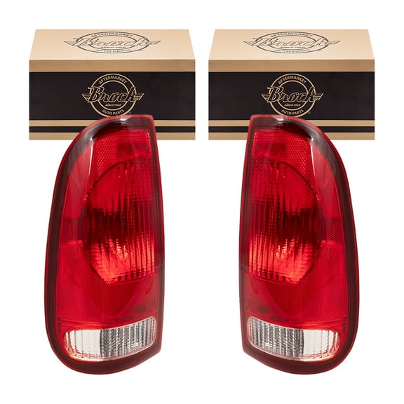 Brock Tail Light for 1997-2003 F-150 Regular Cab/Supercab Styleside XL/XLT LD Set F85Z13405CA