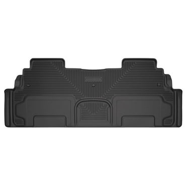 Husky Liners by RealTruck Weatherbeater Floor Mats Fits 2008-2017 Buick Enclave; 2009-2017 Chevrolet Traverse; 2007-2017 GMC Acadia; 07-10 Saturn Outlook w/2nd Row Bucket Seats 2nd Row, 1-pc Black