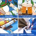 thumbnail image 4 of Beer Festival Decor Photo Booth telón de fondo Bavaria Giant Fabric Funny Bavarian Game Supplies Compatible con Beer Festival Decoraciones, 6 x 3 pies JFHHH pequeña, 4 of 5