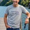 thumbnail image 4 of Jollimate Apparently I Like Soccer Men's Graphic T-Shirt, Funny Soccer Fan Casual Short Sleeve Tee, Sports Lover Gift for Men, 4 of 6