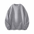 thumbnail image 6 of mihongmao Mens Sweatsuits 2 Piece Set Men's Solid Color Sport Casual Fashion Pocket Pants Short Sleeve Round Neck Set Dark Gray 2X, 6 of 7