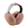 thumbnail image 1 of Orejeras cálidas de invierno para mujeres y niñas, suaves, de piel sintética, de felpa, con diadema plegable., 1 of 3
