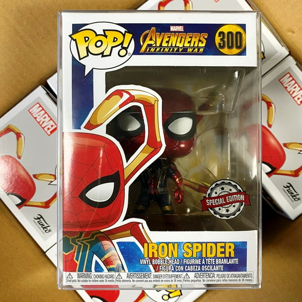 Funko Pop Avengers Infinity War Iron Spider 300 w/Protector Case