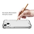 thumbnail image 5 of Clear Case for iPhone 13 Mini, Transparent [Aquaflex] Semi-Flexible TPU Phone Cover [with Shock Absorbing Airbag Bumpers], 5 of 7