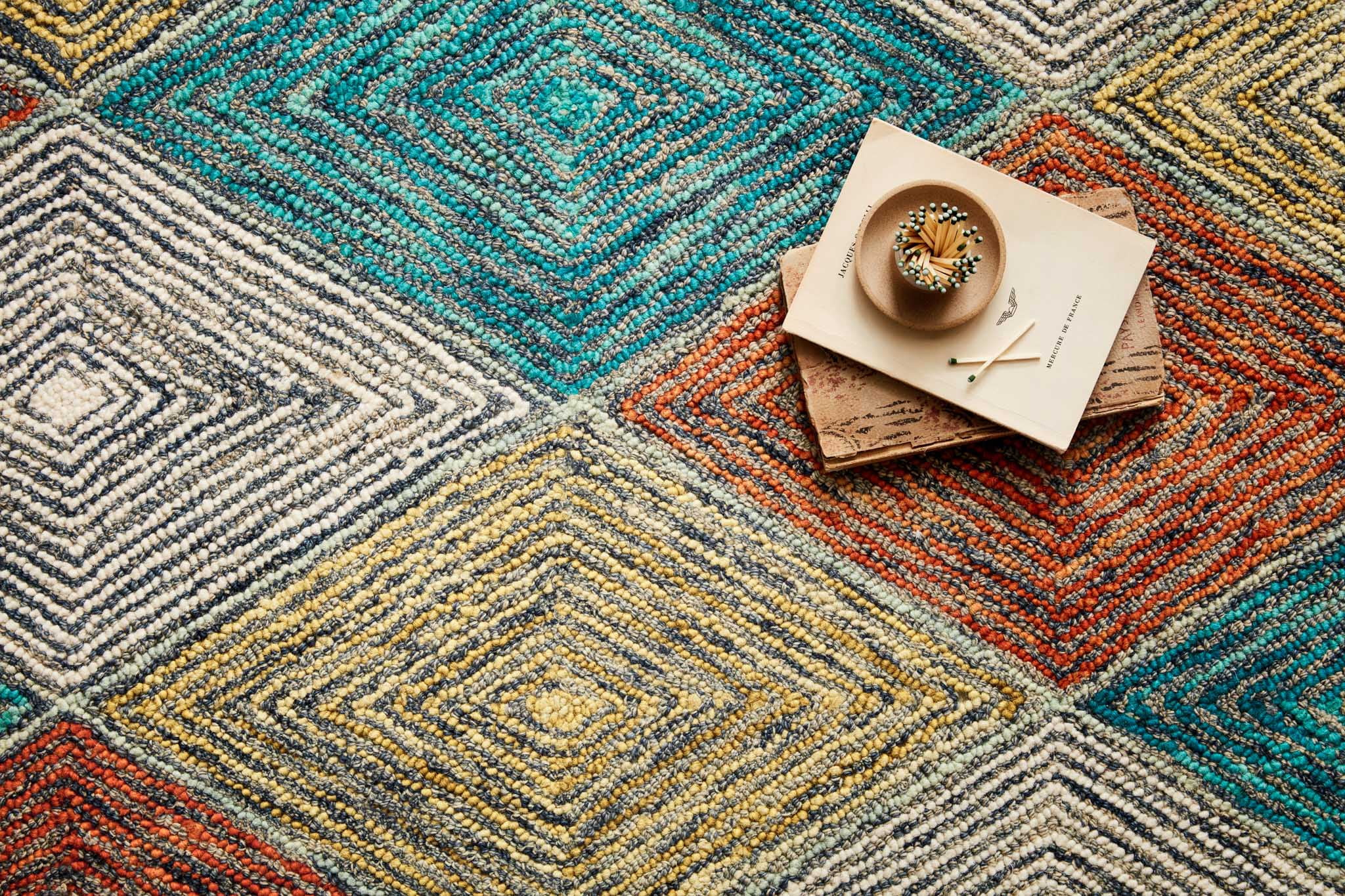 Loloi Spectrum Geometric Sunset / Ocean Area Rug