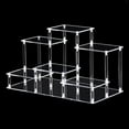 thumbnail image 4 of Acrylic Display Stand Organizer Tiered Decor Collection Desktop Display Stand for Figures Jewelry Transparent L, 4 of 9