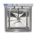 thumbnail image 5 of 24″ x 24″ Stainless Steel Prep & Utility Sink With Faucet | 304 Stainless Steel | NSF | Overall Size: 30″ x 29.5″ | Restaurant, Kitchen, Laundry, Garage, 5 of 7
