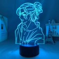 thumbnail image 1 of Lámpara de dormir de luz nocturna 3D para niños, Anime Attack on Titan para la decoración de la habitación del hogar Cool Kid Child Gift Captain Levi Ackerman Figure, Change Color KATA Zhivalor XMWJ168-1, 1 of 7