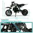 thumbnail image 6 of SAY YEAH Dirt Bike,49cc 2-Stroke Mini bike for Farm Fields & Backyard Racing,Max Speed 25mph,Maximum load 180lbs, 6 of 7
