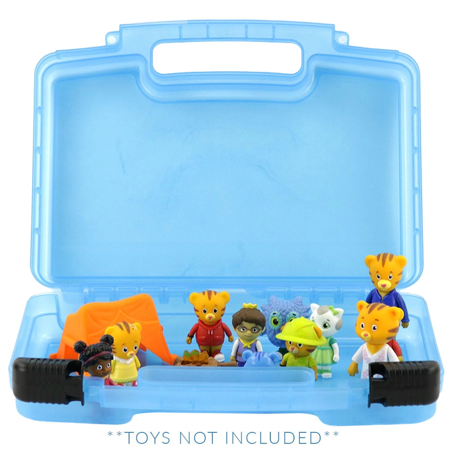Daniel Tiger Case, Toy Storage Carrying Box. Figures Playset Organizer