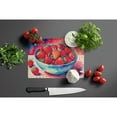 thumbnail image 3 of Carolines Treasures DAC1863LCB 15 x 12 in. Colorful Strawberries Glass Cutting Board - Large, 3 of 5