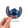 thumbnail image 1 of Miniso Lilo & Stitch-parches de transferencia de calor para camiseta, bolsa, zapatos, parches adhesivos bordados, puntada encantadora en la plancha, 1 of 4
