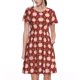 thumbnail image 1 of Disketp Cute Pig with Coins para Vestido de Manga Corta para Mujeres, Vestidos de Verano para Mujeres, Casual y Holgado para la Playa, 1 of 6