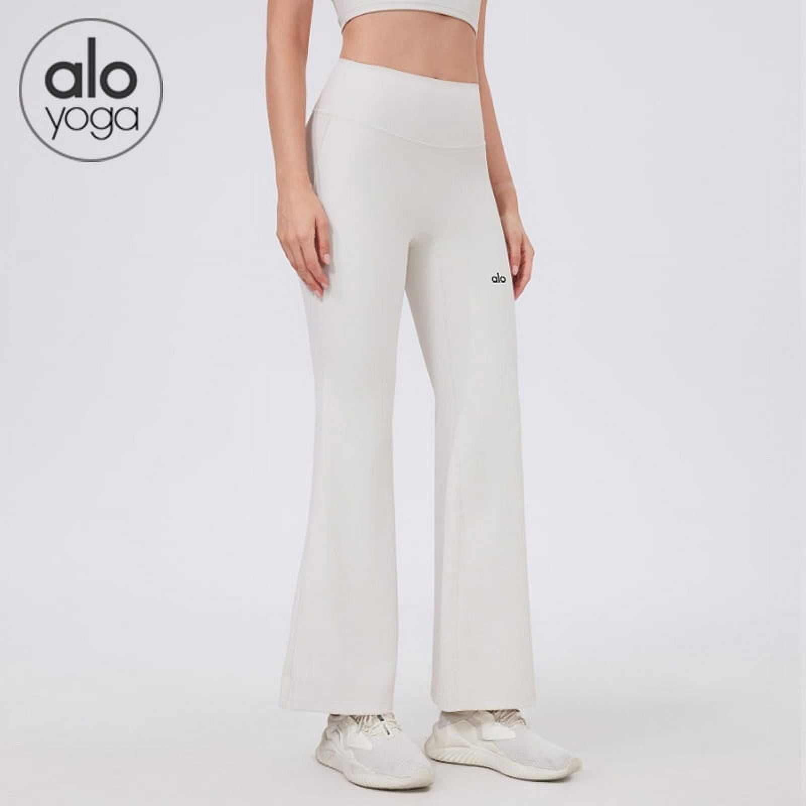 ALO Yoga Clothes Women's No Embarrassment Line Bell-Bottom Pants Sports  Wide Legs Fitness High Waist Hip Lift Dance Micro Pull Yoga Pants -  Walmart.ca