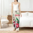 thumbnail image 4 of Balery Merry Christmas 1 Pantalones de pijama para mujer, pijamas ultraligeros, pantalones de estar por casa-3X-Large, 4 of 6