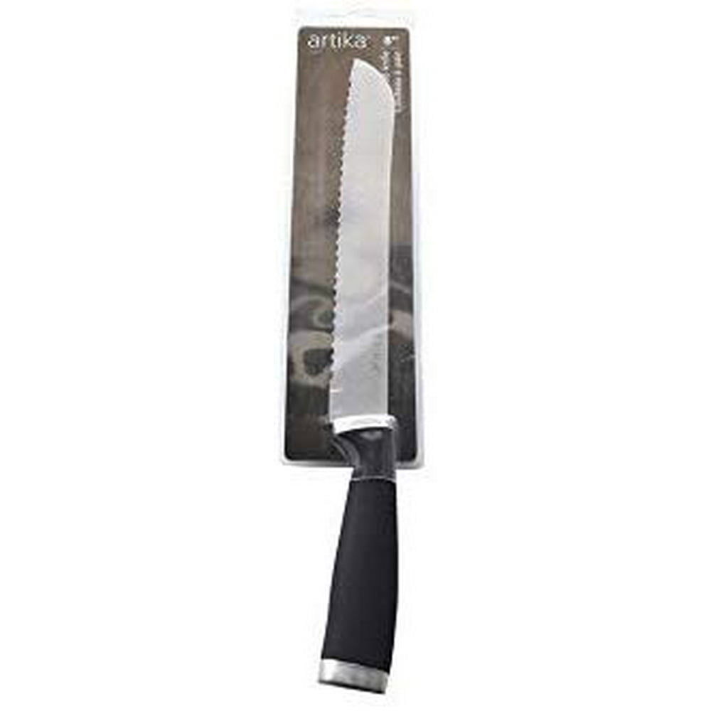 Artika 8" Bread Knife Stainless Steel Blade Serrated Scalloped Edge