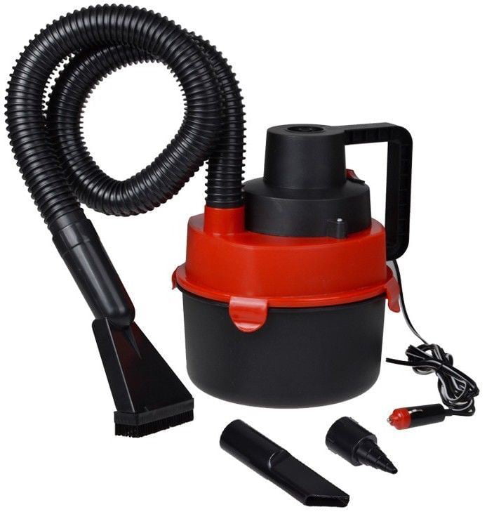 Mallofusa Car Vacuum Cleaner Kit Vacuum Brush Cleaning Handheld Small Mini Portable Wet Dry for car Home 